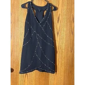 Wyton black studded minidress, size S